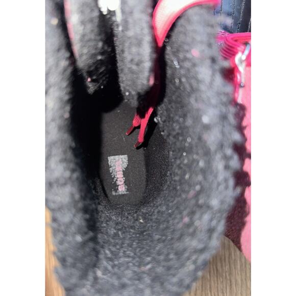 Sorel Tivoli Insulated Winter Boots Pink Sparkle Youth Size 6 Girls Waterproof - Picture 7 of 10